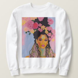 Moletom Flor Feminina Suave