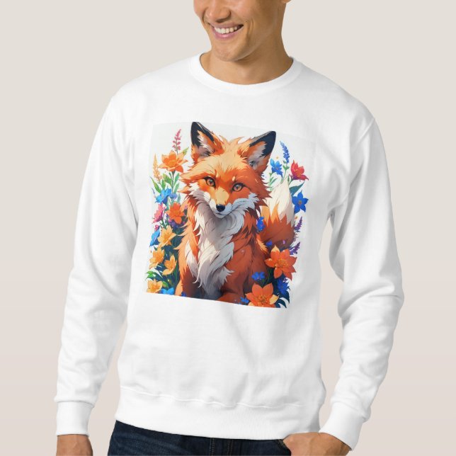 Moletom Flor Fox (Frente)