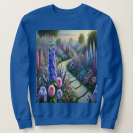 Moletom Flor Garden Path Blue Sweet