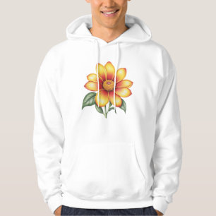 Moletom Flor Laranja