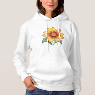 Moletom Flor Laranja