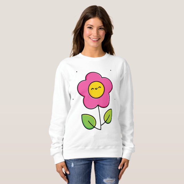 Moletom Flor linda (Frente Completa)