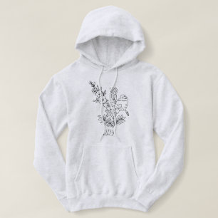 Moletom Flor Selvagem Mínima de Boho, bohemiam, arte mínim