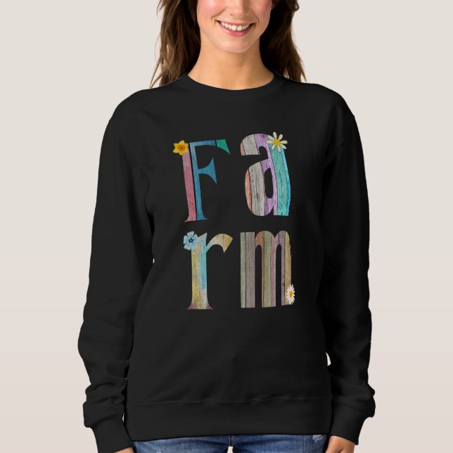 Moletom Flor Simples E Design De Fazenda Para A Vida Fazen (Frente)