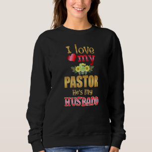 Moletom Floral Adoro o meu Pastor. Ele é o meu pastor de M