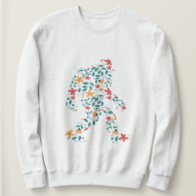 MOLETOM FLORAL BIGFOOT (Frente do Design)