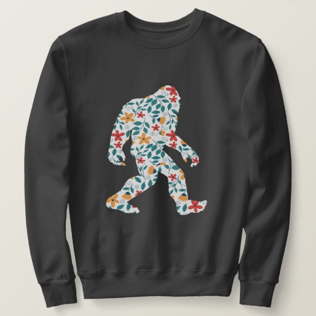 MOLETOM FLORAL BIGFOOT (Frente do Design)