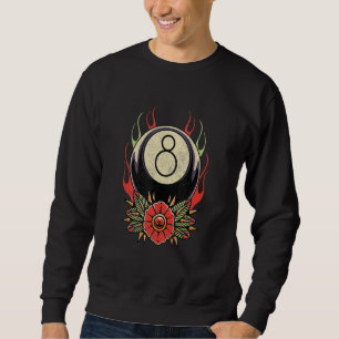 Moletom Floral Billiards Para Mulheres Homens Jogadas De P