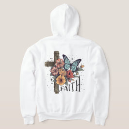 Moletom Floral Faith Cross