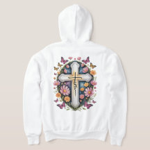 Floral Faith Cross