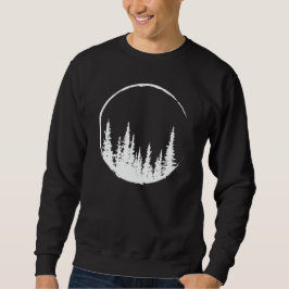 Moletom Floral Forest Circle Tree Loving Forest Tree