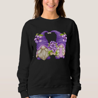 Moletom Floral Summer Graphic For Women Purple Awareness G