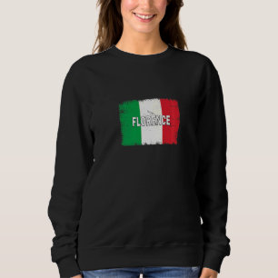 Moletom Florence Itália City with Italiana Flag