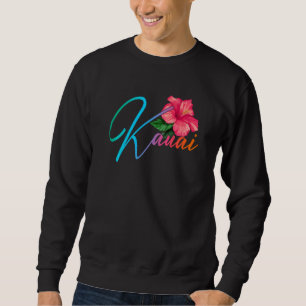 Moletom Flores de Hibisco Havaiano Kauai Havaí Luau na Pra
