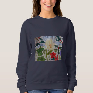 Moletom Flores De Inverno E Holly Sweatshirt