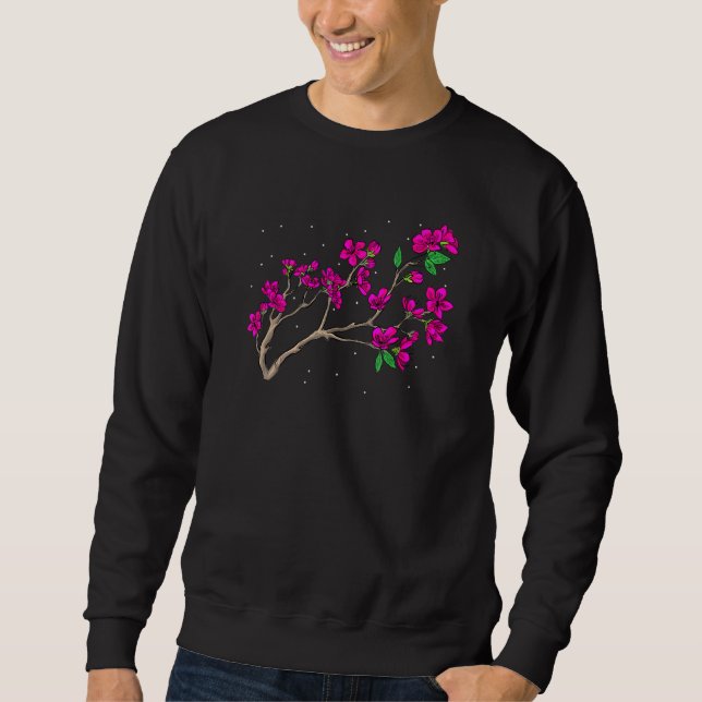 Moletom Flores de Primavera Sakura Árvore de Cerejeira Jap (Frente)