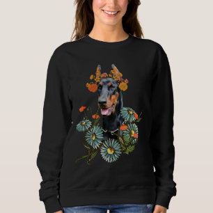 Moletom Flores Doberman 1151
