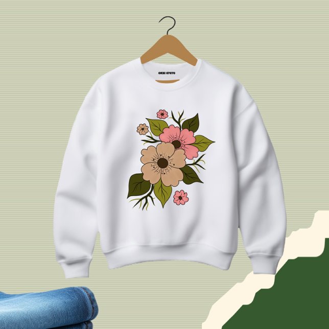 Moletom Flores em flor (Criador carregado)