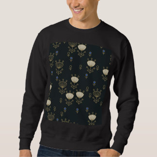 Moletom Flores Étnicas: Design Ornamental Vintage