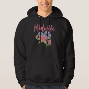 Moletom Flores Midwifery Doula Birthing Bebê Flor