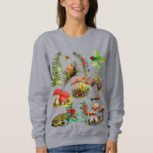 Moletom Floresta, cogumelos selvagens