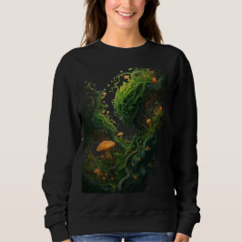 Moletom Floresta de Cogumelos de Fantasia Encantada Fungos