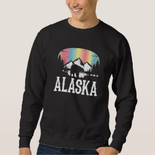 Moletom Floresta de Ursos Alaska Luzes do Norte Alaska  