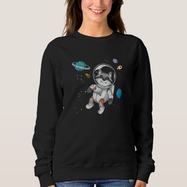 Moletom Floresta Espacial Exterior Astronauta de Ciência A (Frente)