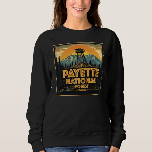 Moletom Floresta Nacional de Payette Idaho (Frente)
