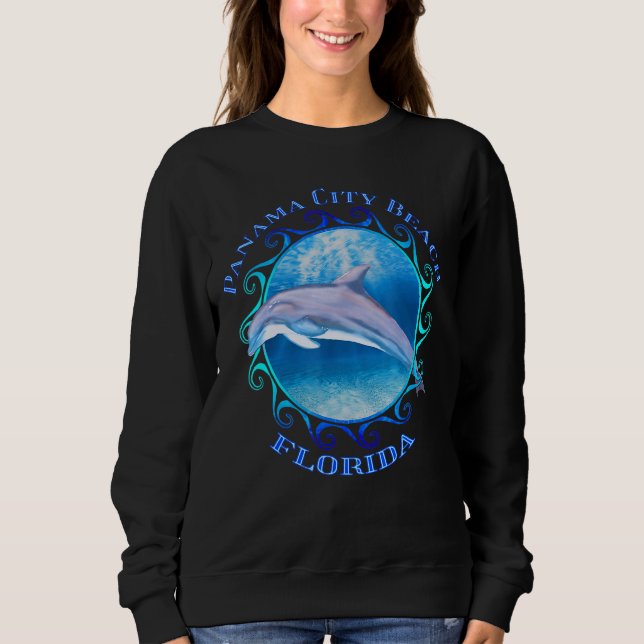 Moletom Flórida de Panamá City Beach Dolphi Souvenir (Frente)