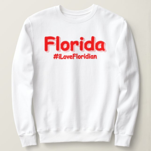 Moletom "Flórida" Design. Comprar Agora (Frente do Design)