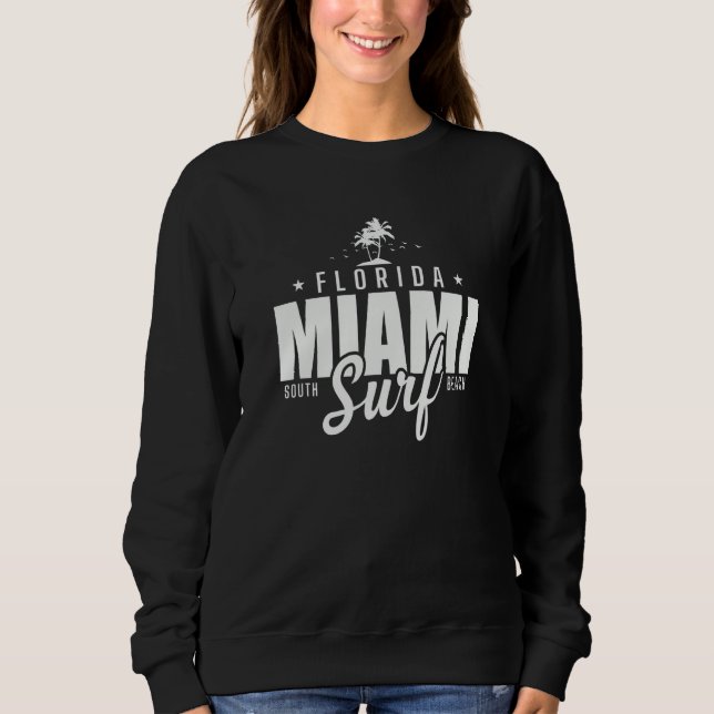 Moletom Florida Miami South Surf Beach USA America (Frente)