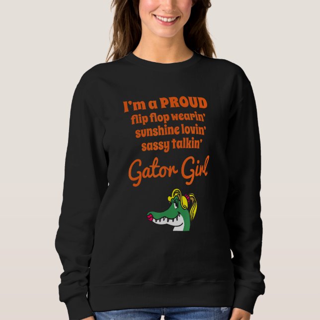Moletom Florida Proud Girl Gator (Frente)