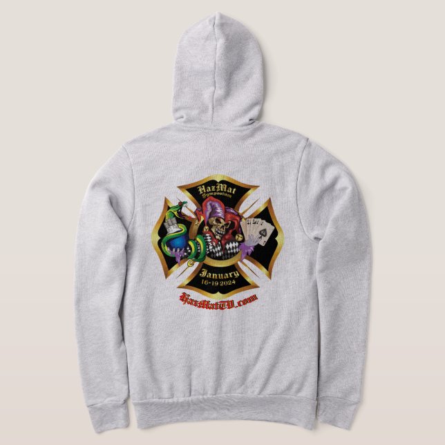 Moletom Flórida Simpósio Hoodie 2024 (Postura das costas)