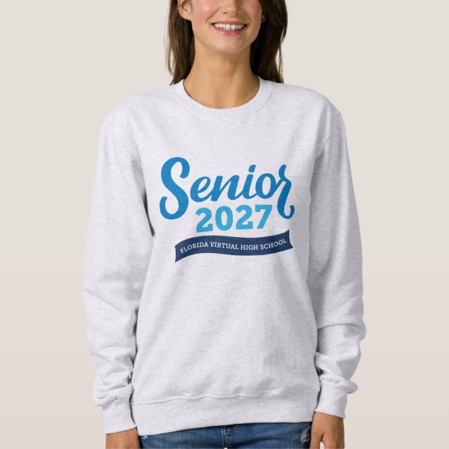 Moletom Florida Virtual HS Senior 2027 Feminino (Frente)