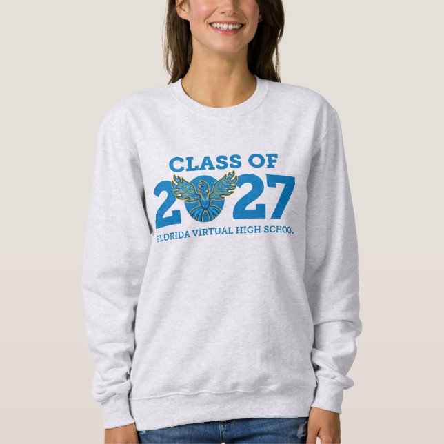 Moletom Florida Virtual HS, Turma de 2027 Feminino (Frente)