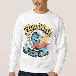 Moletom Flow With The Happy Waves Surf Style Men’s Tee