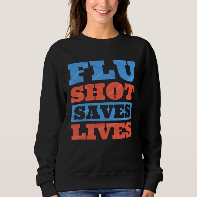 Moletom Flu Shot Influenza Quarantine Infectious Disease   (Frente)