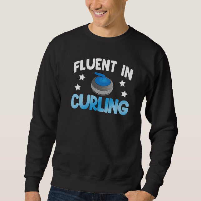Moletom Fluent In Curling  Women World's Greatest Curling  (Frente)