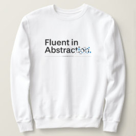 Moletom Fluente em Conceito de Codificação Minimalista de