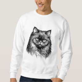 Moletom Fluffy Persian Cat Art Men's Sweatshirt