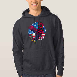 Moletom Flying Eagle e American Flag