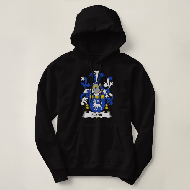 Moletom Flynn Coat of Arms  Family Crest  (Frente do Design)