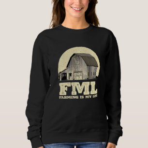 Moletom Fml Farming É O Meu Aquecedor Humor Rancher Hobby