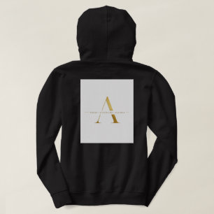 Moletom Foco Disciplina Sucesso Design Minimalista Dourado