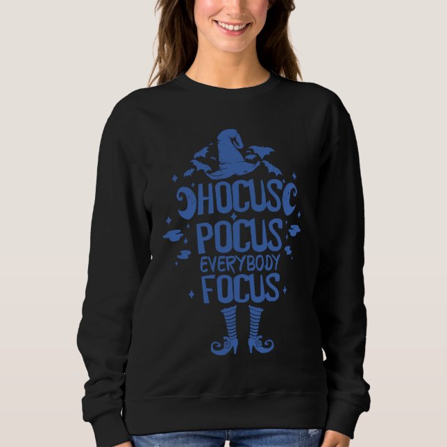 Moletom Foco em todos no Hocus Pocus do Halloween  Fantasi (Frente)