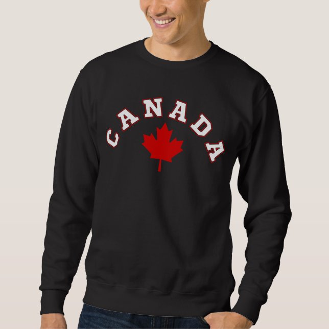 Moletom folha de bordo do Canadá (Frente)