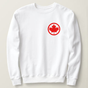 Moletom Folha de Mapeamento do Canadá