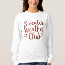 Moletom Folha Metálica do Sweater Weather Club