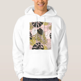 Moletom Folhas tropicais de palma, na moda verão.